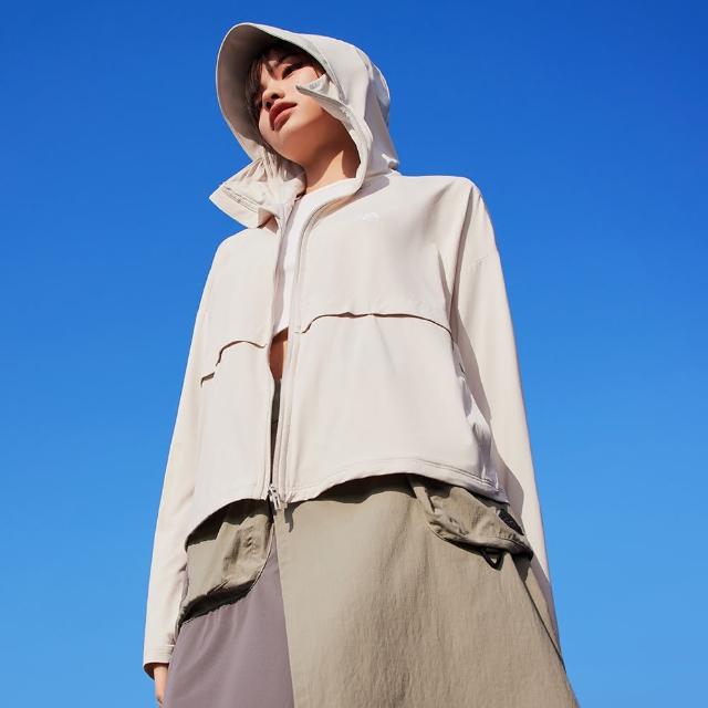 【adidas 愛迪達】防曬連帽外套 抗 UV  女 JI7597