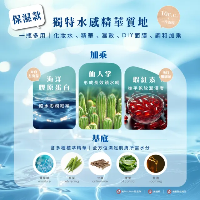 【Nature Tree】保濕濃縮精華液好評回購5入組(250ml)
