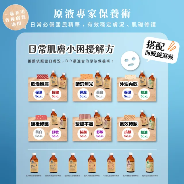 【Nature Tree】保濕濃縮精華液好評回購5入組(250ml)