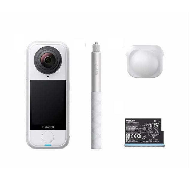 【Insta360】X4 Air 8K全景運動相機-入門套裝雪山白