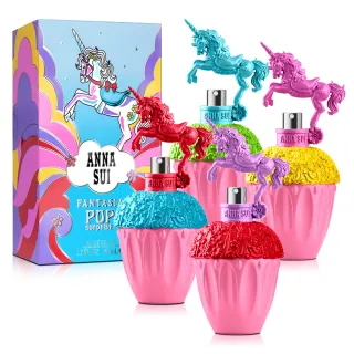 即期品【ANNA SUI 安娜蘇】童話彩虹獨角獸女性淡香水50ml-四色任選(專櫃公司貨)