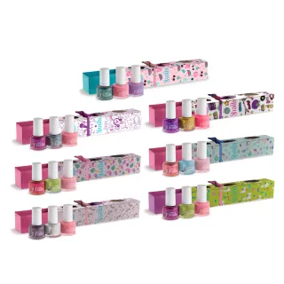 【Snails 小蝸牛】水洗無毒兒童指甲油三入禮盒 8款(兒童節禮物/水性指甲油/指甲彩繪/兒童禮物/指甲油)