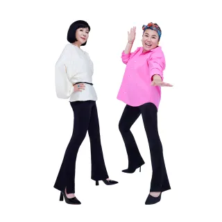 【PP 石墨烯】石墨烯塑崩律動褲2件(靴型款 女人我最大推薦 循環保暖塑身褲)