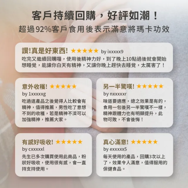 【天然保健所】將瑪卡粉包2盒組(共60天份-600%濃縮黑馬卡每份2740mg.精胺酸.鋅.B群.南非醉茄.牛磺酸)