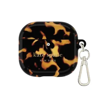 【KATE SPADE】AirPods 4 保護殼套 華麗玳瑁(硬殼/耳機套/耳機殼)