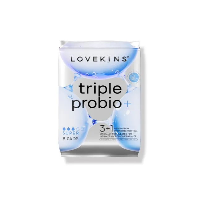 【Lovekins 沐歆】量多潔淨雙效組 益生菌衛生棉29cm+私密處濕紙巾 2+3入組(可沖馬桶濕紙巾/弱酸護理)