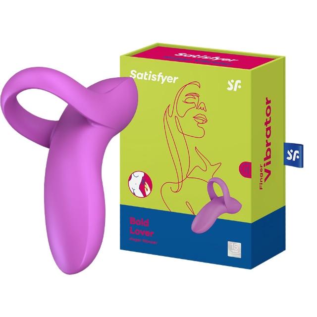 【Satisfyer】Bold Lover｜大膽情人 多功能手指震動器 桃紅(情趣按摩器 指震器 情趣用品 情趣職人)