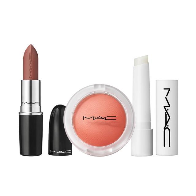 【M.A.C】超漾光完美光澤水唇組(超水感持色水唇膏3g+超漾光持色奶凍腮紅7.3g)