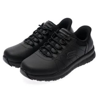 【SKECHERS】女鞋 工作鞋系列 瞬穿舒適科技 NAMPA SR 寬楦款(108218WBLK)