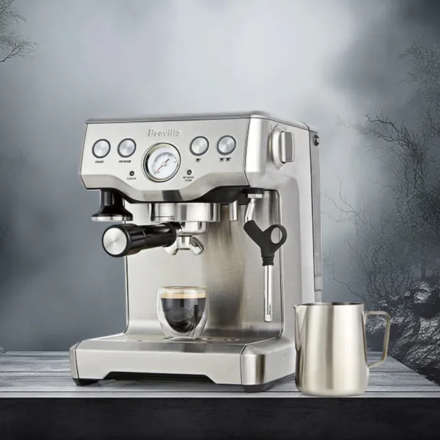 【Breville】BES840XL the Infuser™ 半自動義式咖啡機（金屬銀）(總代理公司貨)