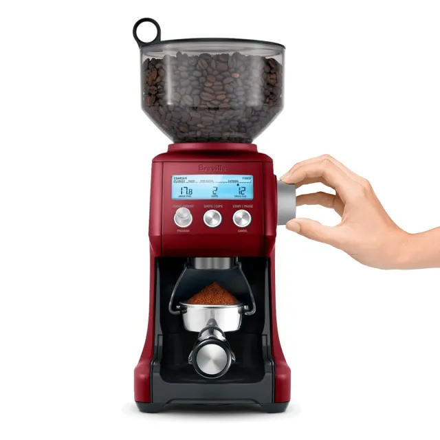 【Breville】BCG820XL the Smart Grinder™ Pro 專業級定量磨豆機（櫻桃紅）(總代理公司貨)