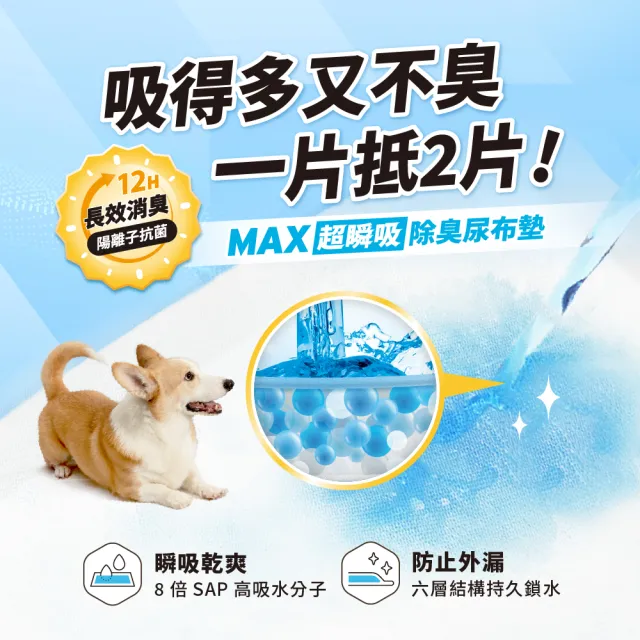 【汪喵星球】消臭瞬吸尿布墊(犬貓清潔 尿布墊)