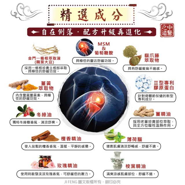 【金牌】漢宮-金門ㄧ條根葡萄糖胺超大精油貼布 3入組(強效型/共30片)