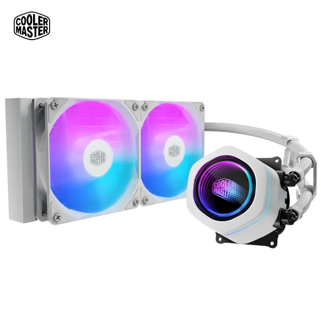【Cooler Master 酷碼】Cooler Master MasterLiquid CORE NEX 240 ARGB 水冷 白色(CORE NEX)