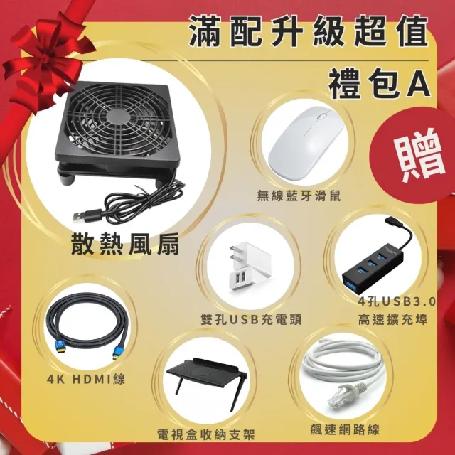 【SVICLOUD 小雲盒子】10P 4K旗艦語音電視盒(網路數位 智慧機頂盒 安卓機上盒 Android TV)