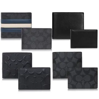 【COACH】本季精選 / 附證件夾 / 男短夾(多款可選)