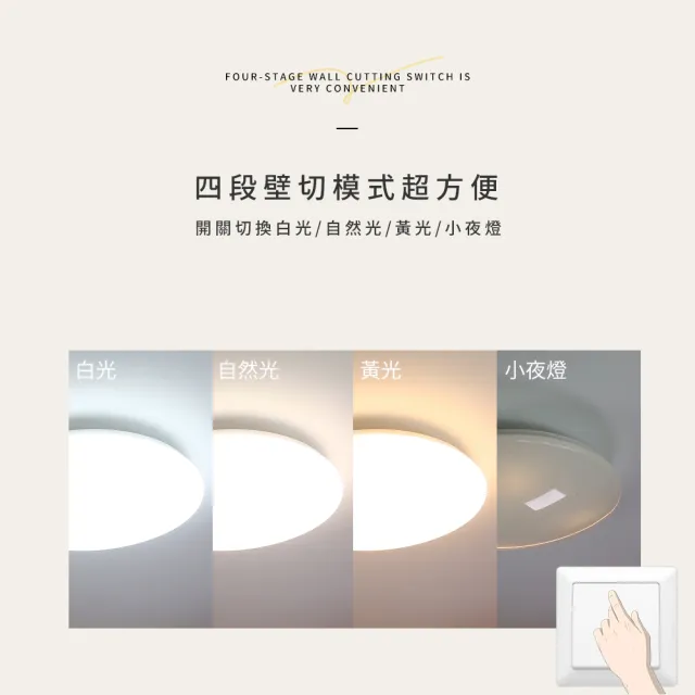 【GENTECH】1-3坪 晨星 30W LED調光調色吸頂燈(升級呵護光)