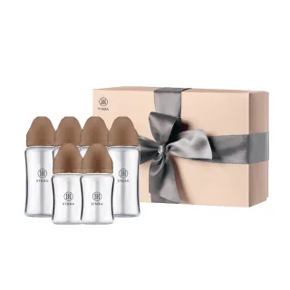 【Simba 小獅王辛巴官方直營】蘊蜜質金玻璃寬口奶瓶禮盒(彌月禮盒)