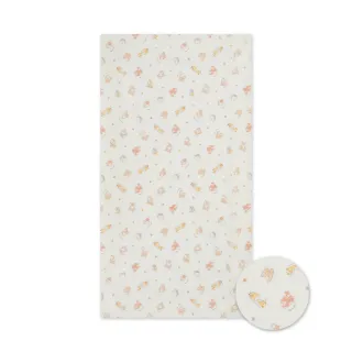 【奇哥】有機棉床包-L 65×120cm+床墊包覆13cm(嬰兒床床包 床單)