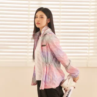 【FILA官方直營】女抗UV風衣外套-紫色(5JKZ-5326-PL_253)