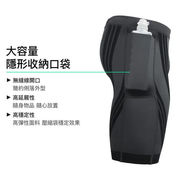 【A-MYZONE】無痕水陸兩棲緊身短褲/慢跑壓力短褲/五分緊身褲/女運動短褲(馬拉松 游泳 透氣・速乾・排汗)