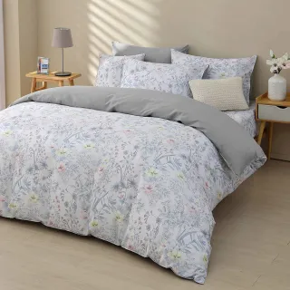 【HongYew 鴻宇】台灣製100%美國棉 兩用被床包枕套組 雙人-多款(60支/300織)