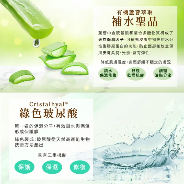 【耕心田】蘆薈保濕精華化妝水(500ml)