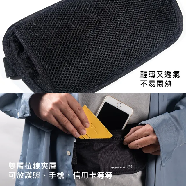 【TRAVELMAR】多功能RFID防盜腰包
