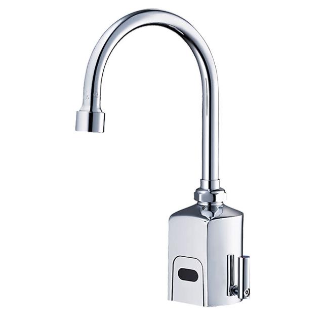 【聯德爾】感應式龍頭TAP-145012(台灣製造/全銅實心/DC-需電池/AC-插電須加購)