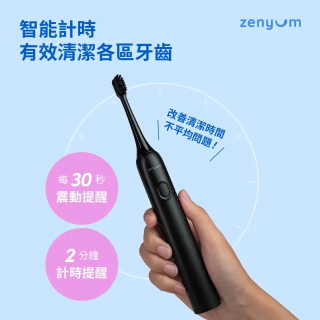 【Zenyum】Sonic™ Go 隨行版音波振動牙刷(新加坡專業牙醫設計/僅97克/IPX7防水)