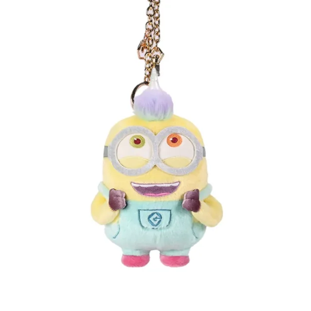 【MINIONS 小小兵】環球影城小小兵玩偶吊飾耳機包TIM熊提姆熊(正版閨蜜女友男友女兒子生日 