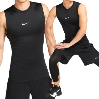 【NIKE 耐吉】AS M NP DF Top SL Tight 男款 黑色 緊身 排汗 運動 背心 FB7915-010