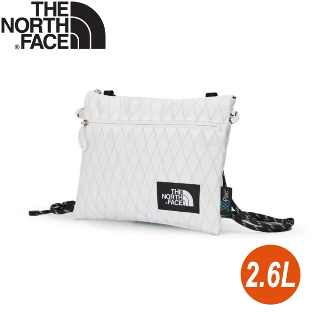 【The North Face】X-PAC 單肩包《白》8DJQFN4/登山/斜背包/側背包/男女