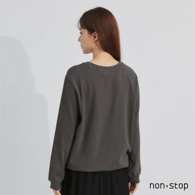 【non-stop】花框恐龍插畫抽繩T恤-2色