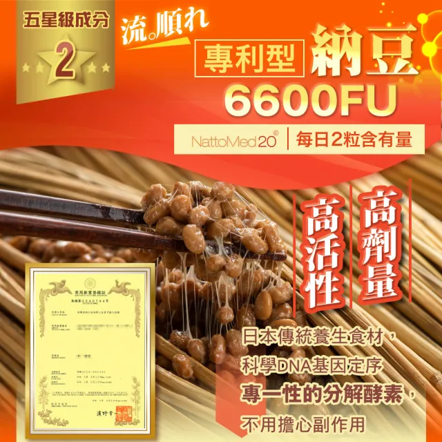 【日本味王】芯友利蚓激酶Q10紅麴膠囊60粒X3盒(專利紅景天/納豆/循環專家)
