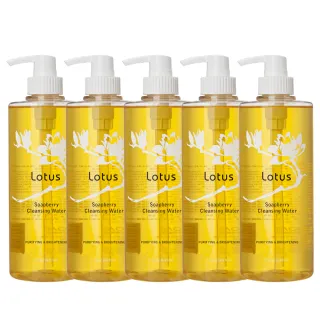 【古寶無患子】5瓶入LOTUS保濕香蓮卸妝液組(500mlX5入)