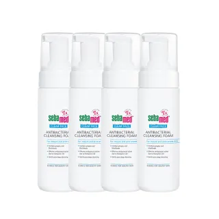【SEBAMED 施巴】痘淨潔面慕斯150mlx4入超值組(總代理)