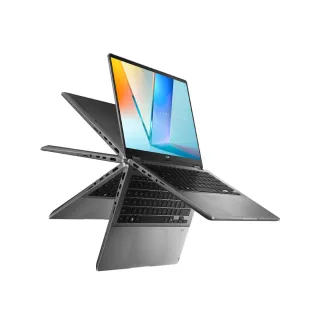 【ASUS 華碩】14吋Ultra7翻轉觸控AI筆電(Vivobook 14 Flip TP3407SA/Ultra 7-258V/32G/1TB SSD/W11/OLED)