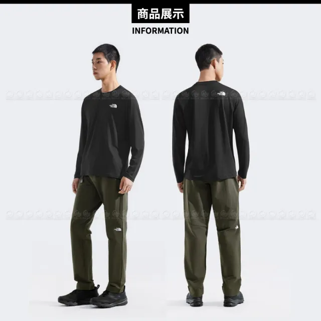【The North Face】男 快乾長袖圓領T AP《黑》8DG5/登山/排汗衫/薄長T/運動上衣