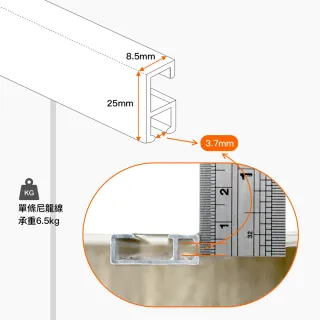 【菠蘿選畫所】畫軌配件零售 - 1.2m尼龍吊線(掛畫軌道五金/掛展畫廊掛畫勾/吊畫尼龍線/吊圖尼龍線)