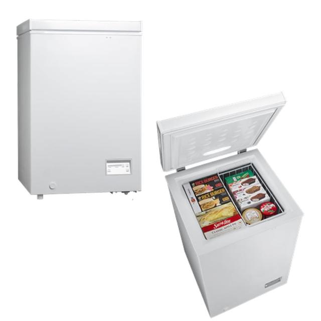 【SAMPO 聲寶】100公升變頻臥式冷凍櫃SRF-100D(含拆箱定位+舊機回收)