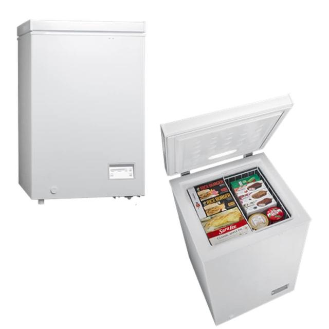 【SAMPO 聲寶】100公升變頻臥式冷凍櫃SRF-100D(含拆箱定位+舊機回收)