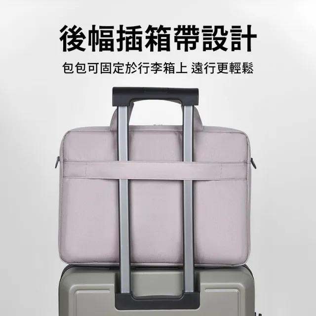 【OMG】全包六圍氣囊防震電腦包 大容量筆電包 手提單肩兩用筆電包 15.6吋(公事包 內膽包 商務包)