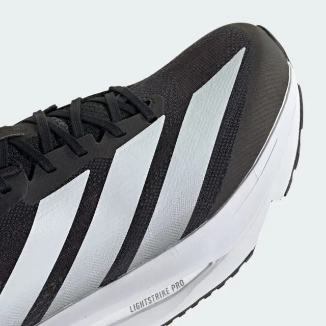 【adidas 愛迪達】Adizero Sl2 M Wide 男女 慢跑鞋 寬楦 彈力 支撐 緩震 黑 白(JI2986)
