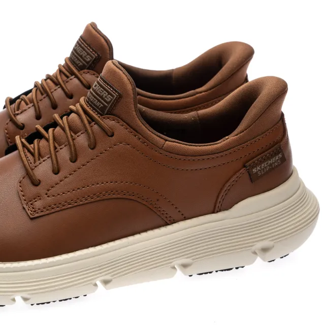 【SKECHERS】男鞋 工作鞋系列 瞬穿舒適科技 GARZA SR(200310BRN)