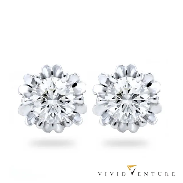 【Vividventure 亞帝芬奇】14K 36分 天然鑽石 真鑽 線戒 戒指 排戒 耳環 任選 星光閃耀