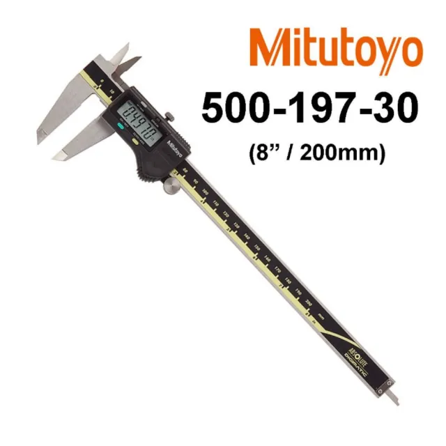 【Mitutoyo日本 三豐】500-197-30 日本製液晶電子卡尺 三豐游標卡尺(200mm)