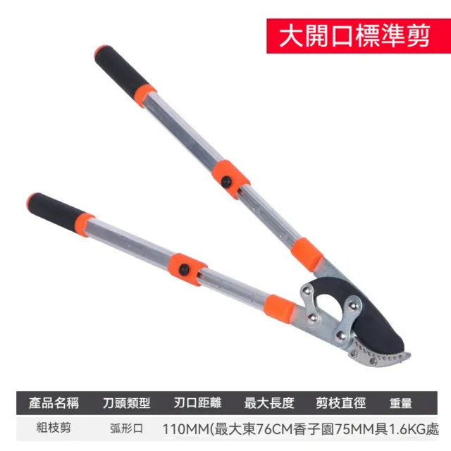 鯊魚口粗枝剪 果樹修枝剪 粗枝修剪神器 園林果樹剪刀(粗枝剪、園藝剪、果樹剪)