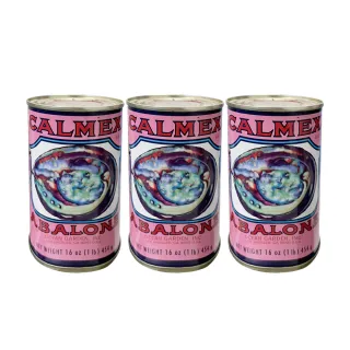 【車輪牌】墨西哥頂級鮑魚罐頭(1.5粒裝x3罐)