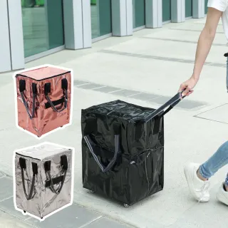 【JOJOGO】大胃王輕量折疊購物車(防水包 防潑水 摺疊購物車 買菜車 行李袋 旅行包 旅行袋 登機包